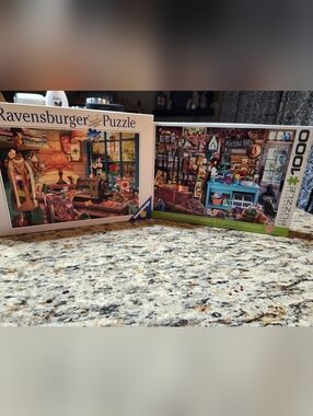 1000 Pcs. Jigsaw Puzzle Set - Colorful Potting Shed & Sewing Room